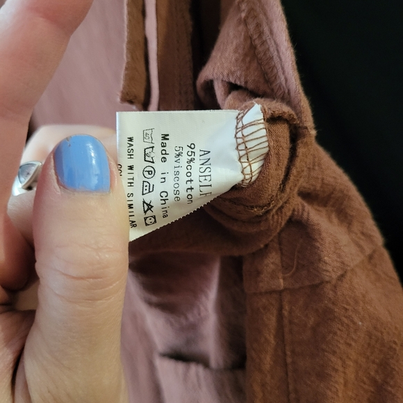 Washed cotton romper/overall bundle - Picture 6 of 6